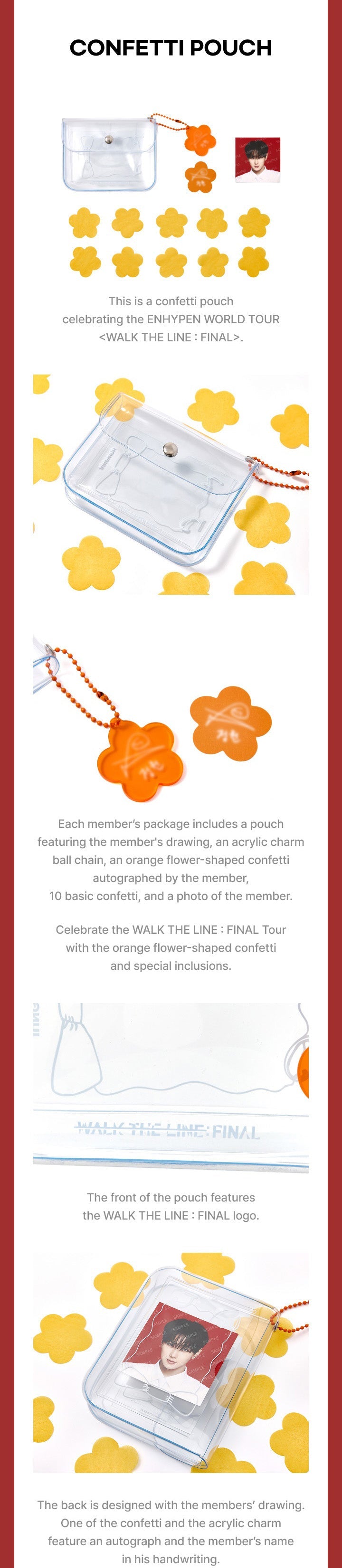 [ENHYPEN]  WORLD TOUR WALK THE LINE : FINAL Official MD Member.