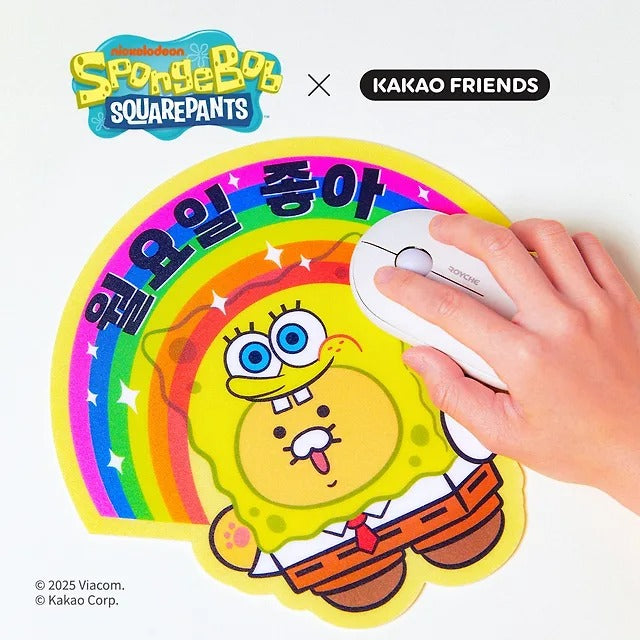 [Kakao Friends]SpongeBob x Kakao Friends Rainbow Mouse Pad_Chunsik