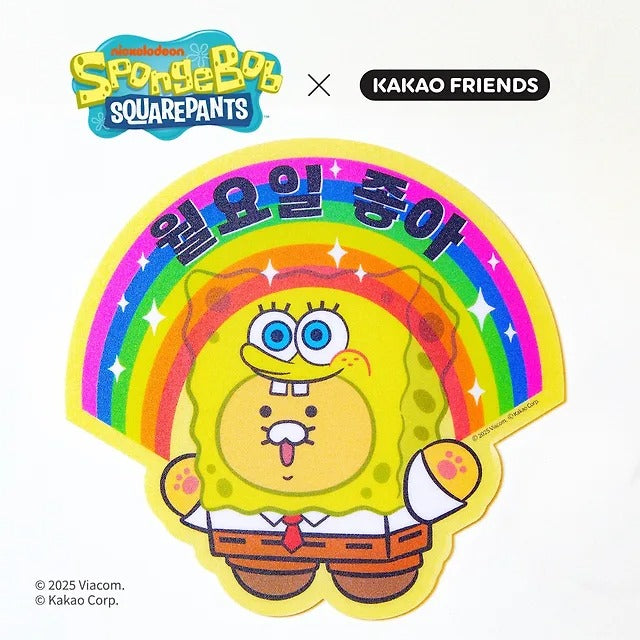 [Kakao Friends]SpongeBob x Kakao Friends Rainbow Mouse Pad_Chunsik