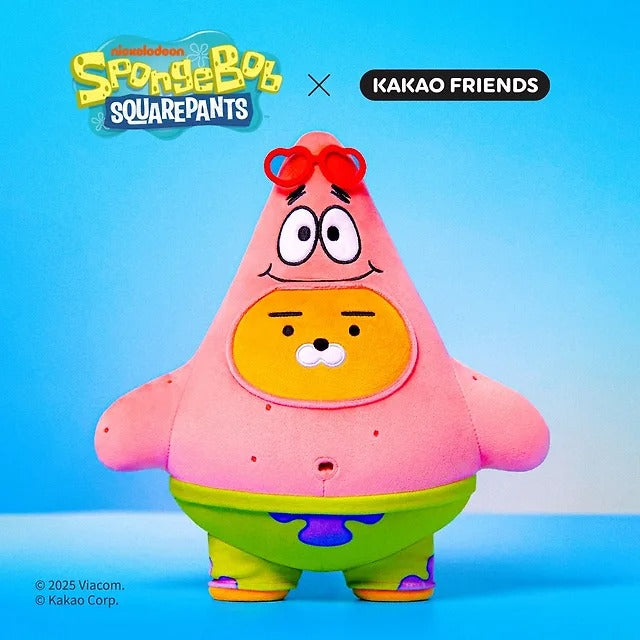 [Kakao Friends]SpongeBob X Kakao Friends Medium Dolls Ryan / Chunsik