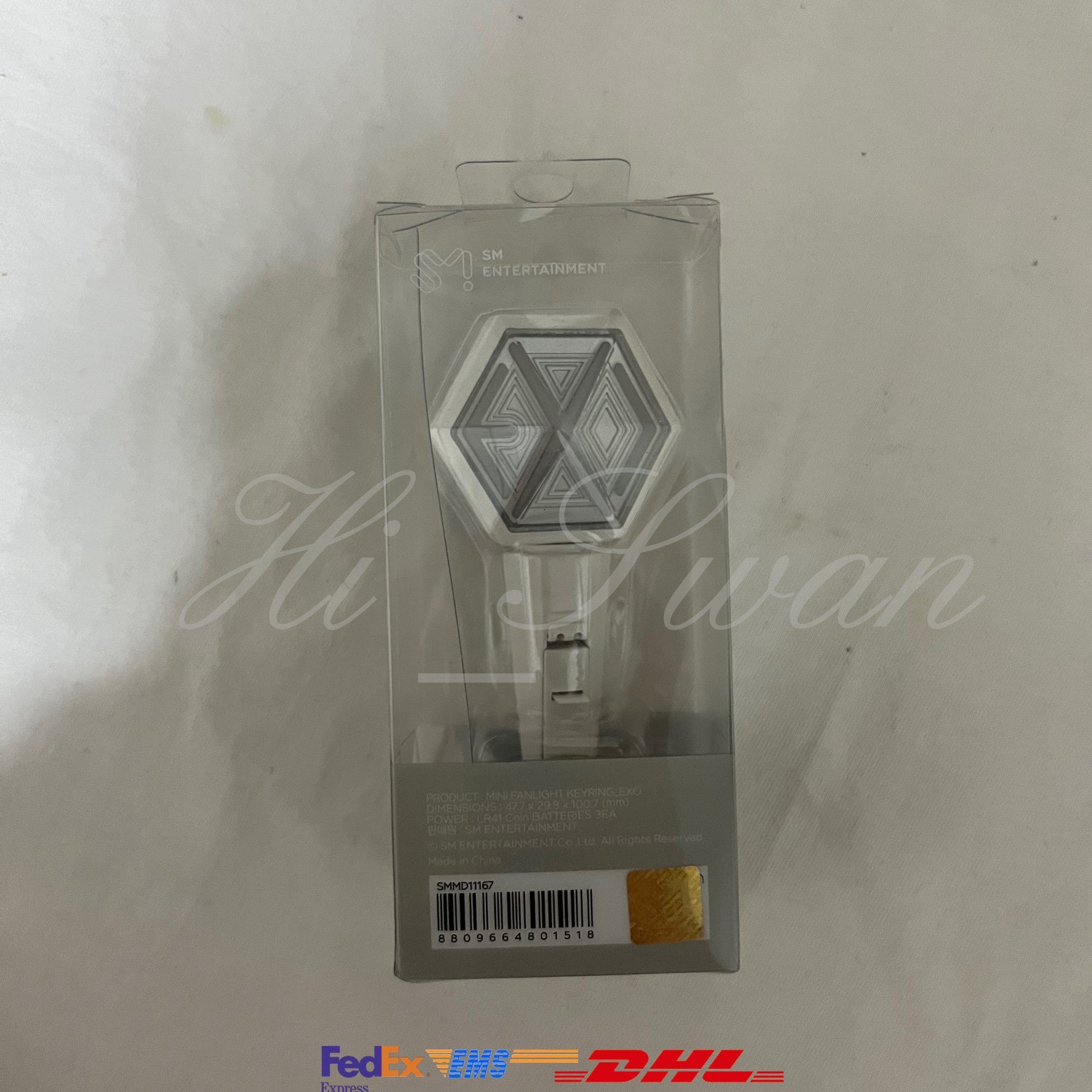 [EXO] EXO MINI FANLIGHT KEYRING OFFICIAL MD