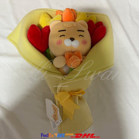 [KAKAO FRIENDS] LOVE RYAN TULIP BOUQUET SOFT PLUSH OFFICIAL MD