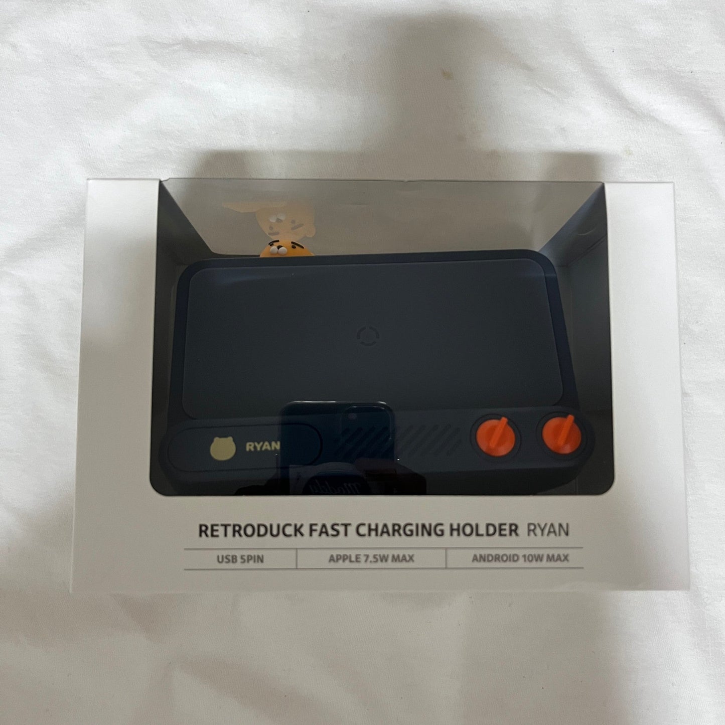 [KAKAO FRIENDS] RETRODUCK FAST CHARGING HOLDER _ RYAN OFFICIAL MD