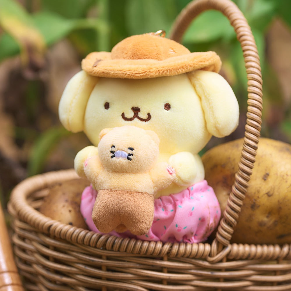 [KAKAO FRIENDS] Pompompurin x Kakao Friends Chunshik Plush Keyring