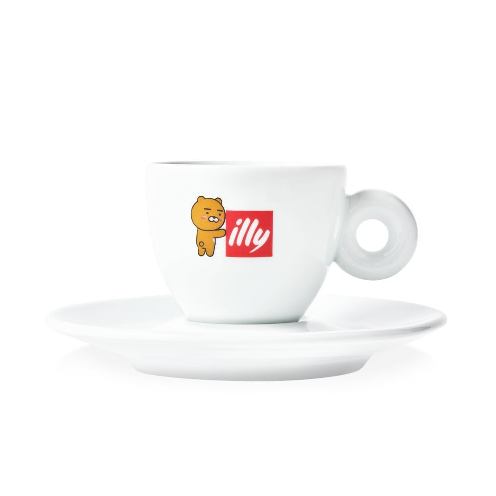 [KAKAO FRIENDS] X Illy Collaboration Espresso Machine Set Ryan Edition