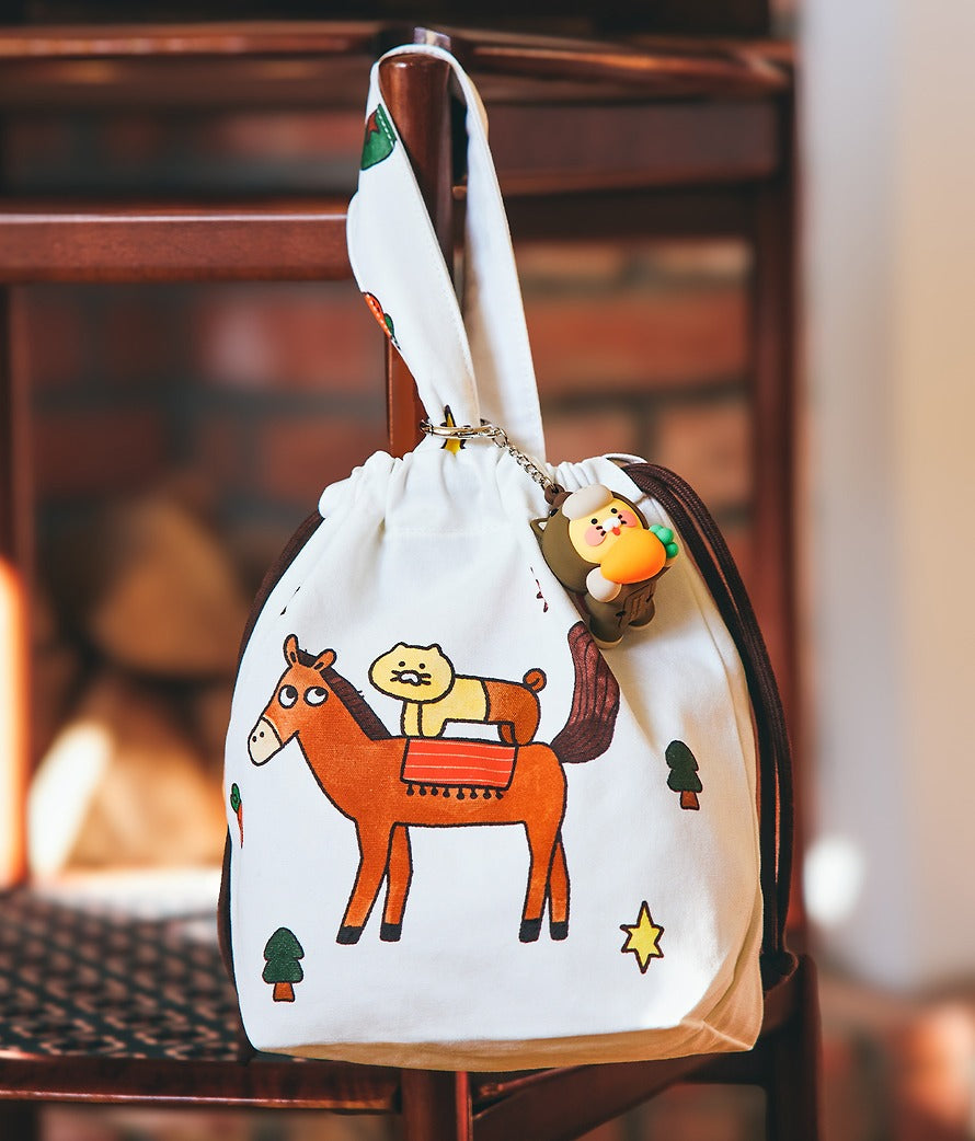 [KAKAO FRIENDS]Chunsik Lucky Pony Day Hidden Pouch Bag