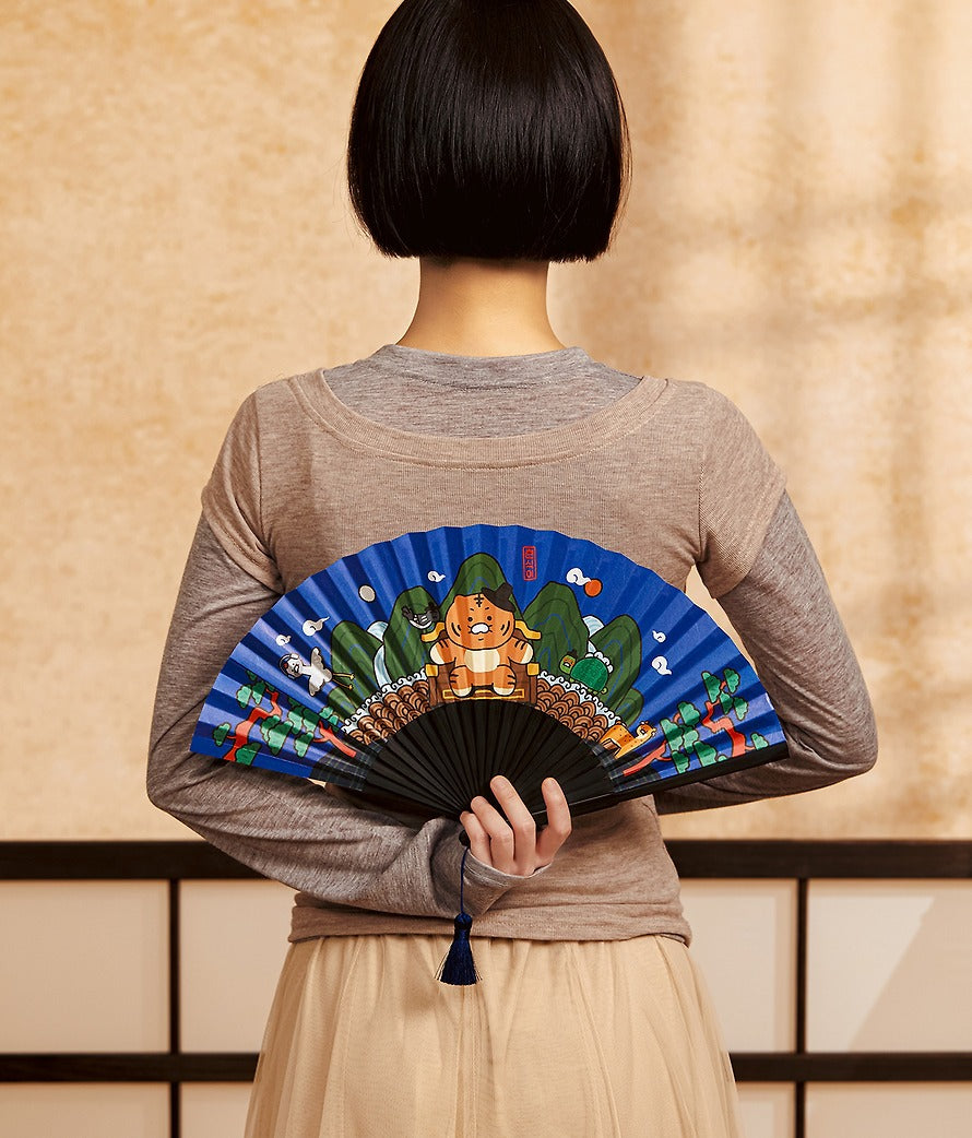 [KAKAO FRIENDS]Korean Traditional Folding Fan Chunshik