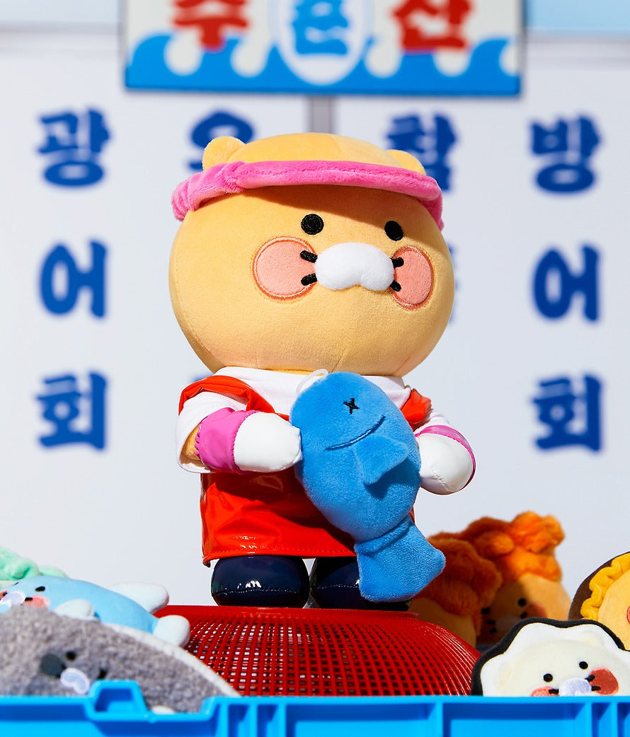[KAKAO FRIENDS]Choonsik Seafood Shop Owner Plush Doll Medium Size Character Plush