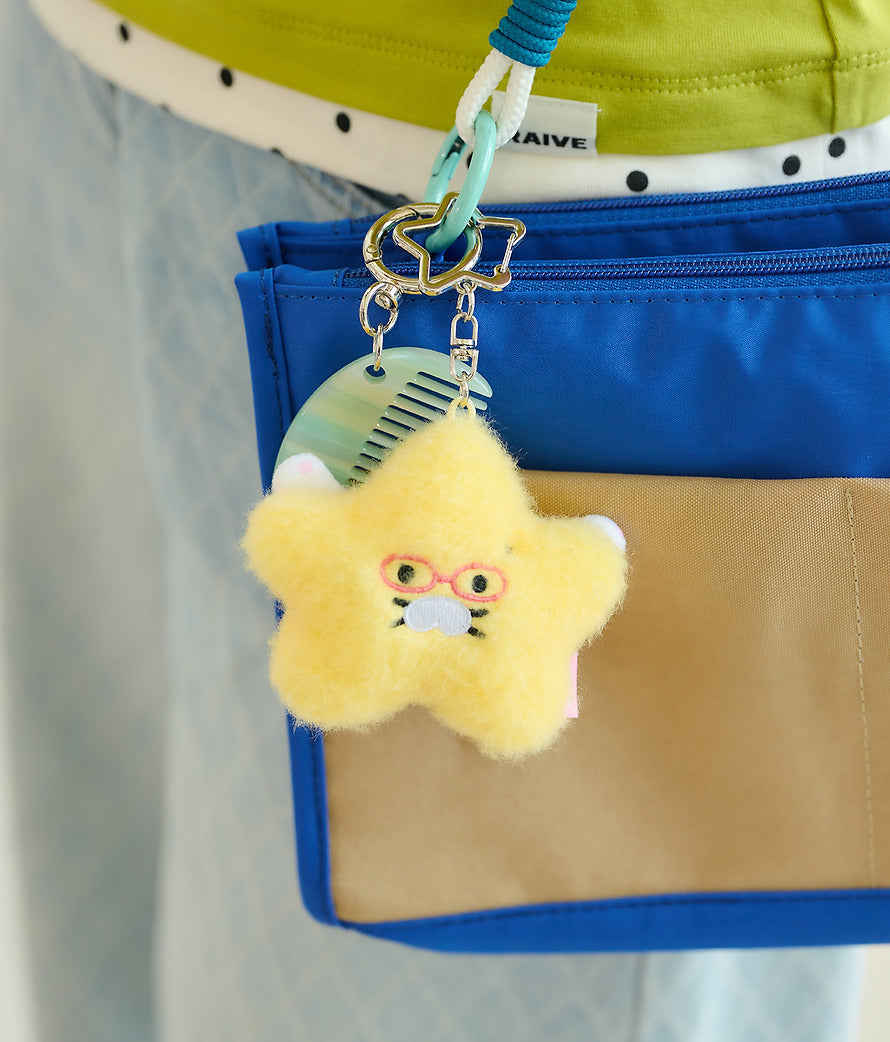 [KAKAO FRIENDS] Star Chunshik Star Plush Keyring