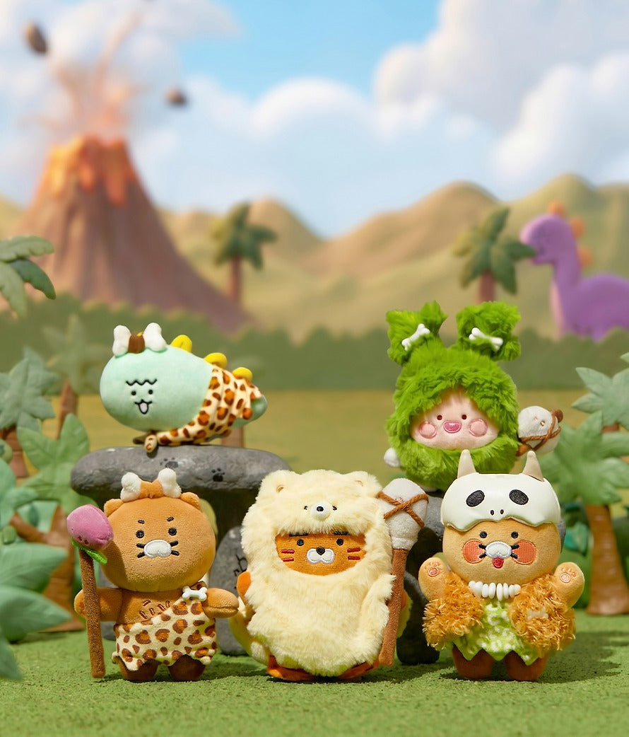 [KAKAO FRIENDS]Cave Age Plush Keyring Collection Chunshik Ryan Apeach Jordy