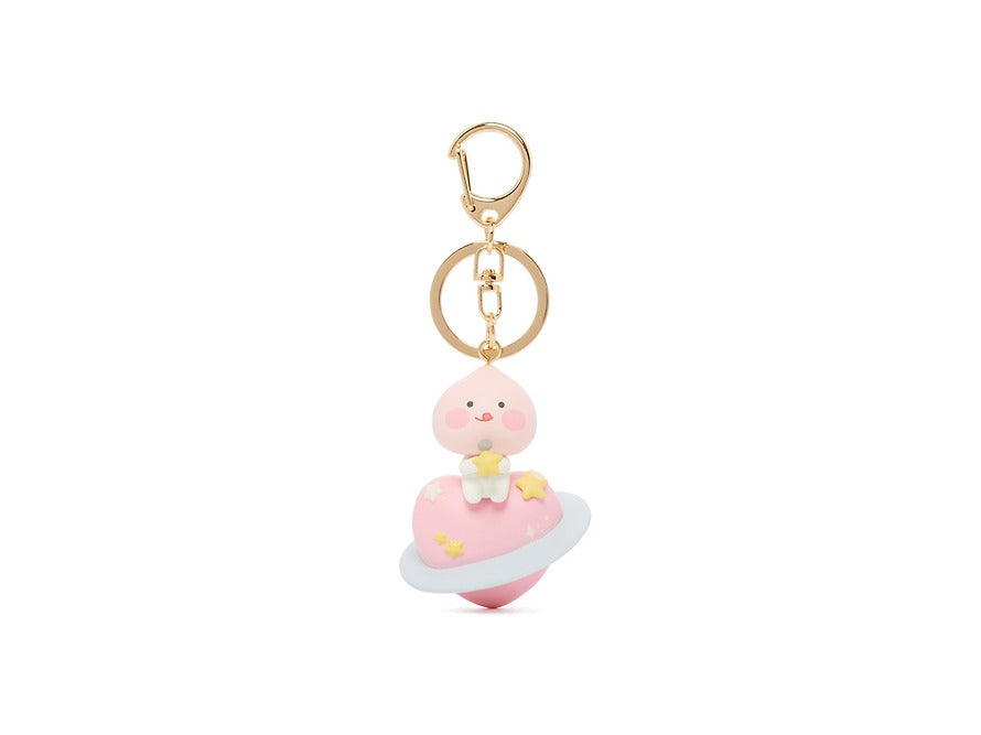 [KAKAO FRIENDS] Little Apeach Heart Planet Figure Keyring