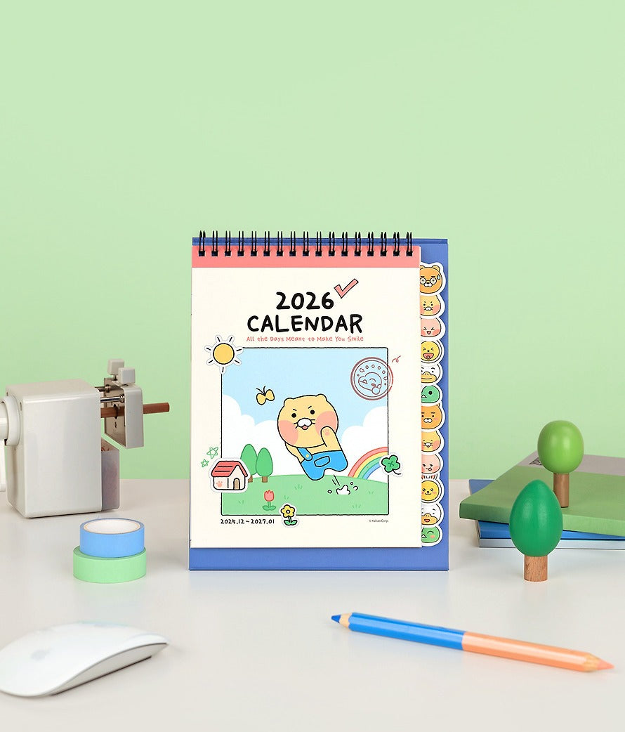 [KAKAO FRIENDS] Every Day 2026 Index Desk Calendar