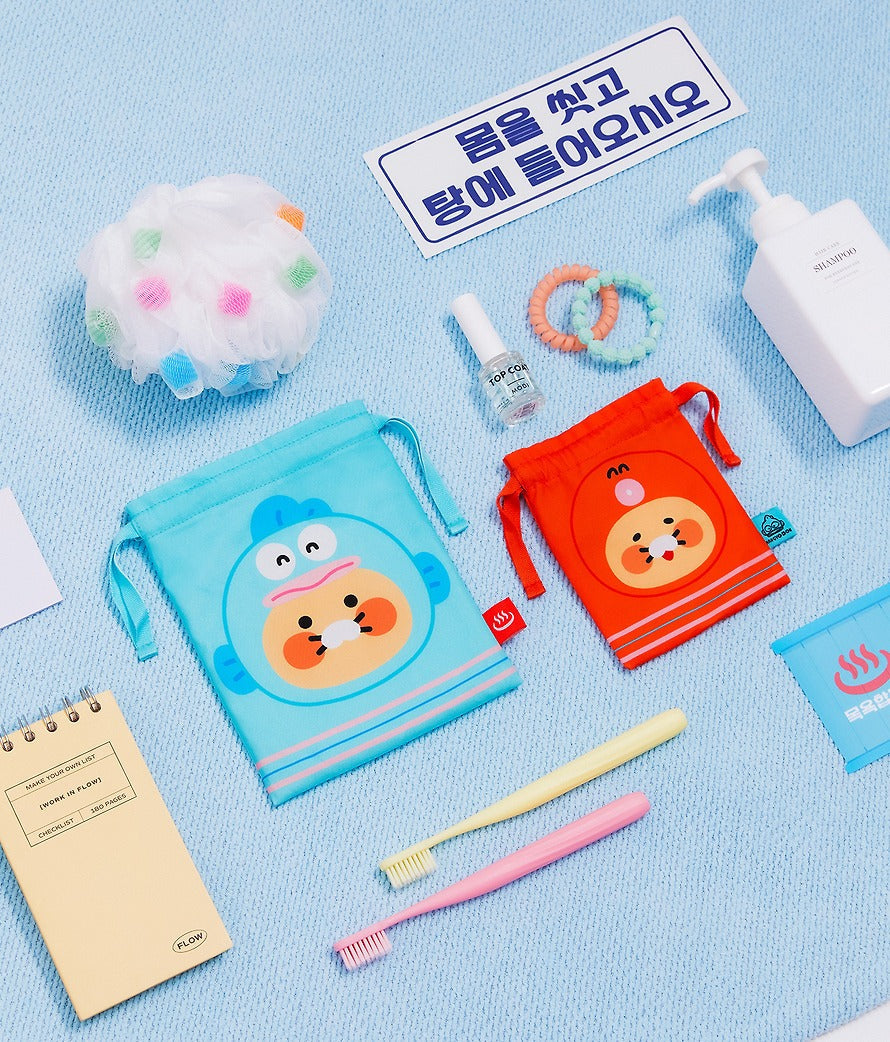 [KAKAO FRIENDS] × Hangyodon Mini Pouch Set (2pcs, Chunsik Ver.)
