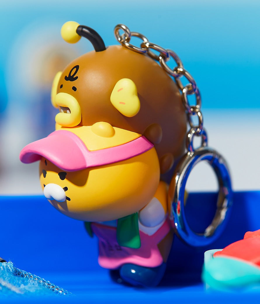 [KAKAO FRIENDS]Choonsik Seafood Market Figure Keychain Collection 4 Types