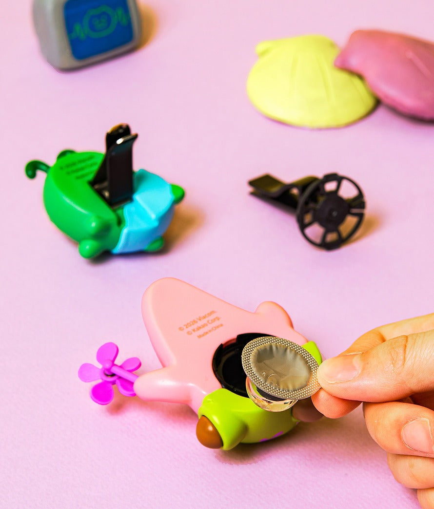 [KAKAO FRIENDS]x SpongeBob Car Air Freshener Figure Set Dashboard Decor