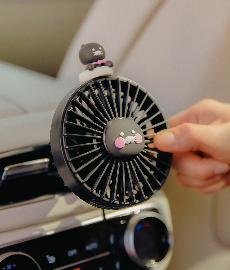 [KAKAO FRIENDS]Car Clip Fan Portable Air Vent Fan Chunshik