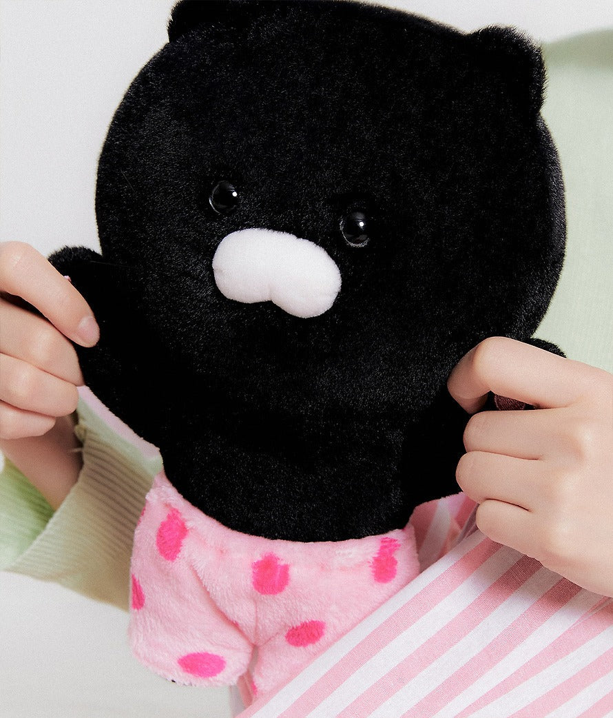 [KAKAO FRIENDS] Black Chunsik Standing Baby Pillow