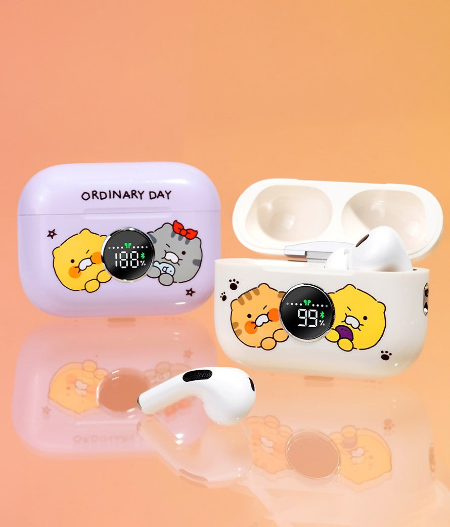 [KAKAO FRIENDS]Kakao Friends Choonsik Wireless Bluetooth Earbuds Ordinary Day Earphones