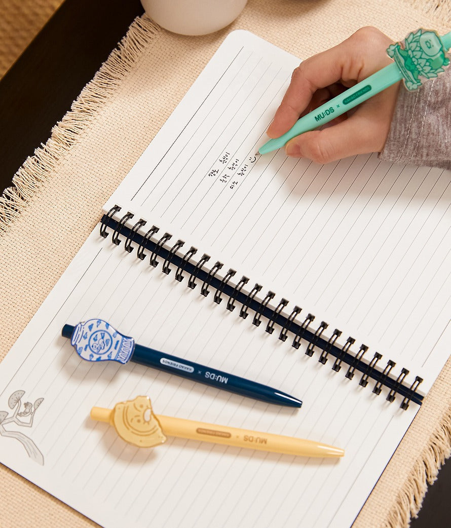 [KAKAO FRIENDS]Korean Artifact Gel Pen Set 3 Pack Chunshik