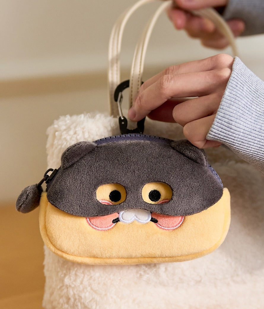 [KAKAO FRIENDS]Choonsik Doduk Series Half Face Zipper Pouch