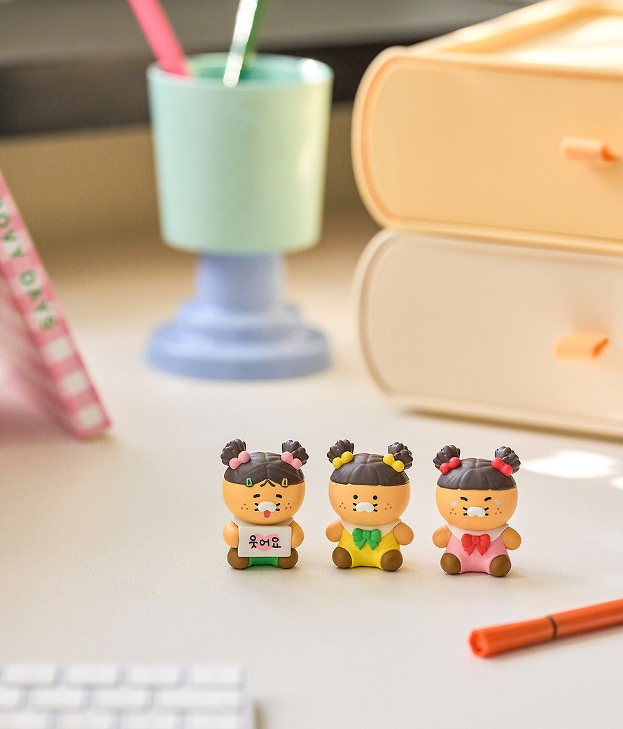 [KAKAO FRIENDS]Choonsik Mini Figure Set 3pcs Cute Desk Decoration Collectible Figure