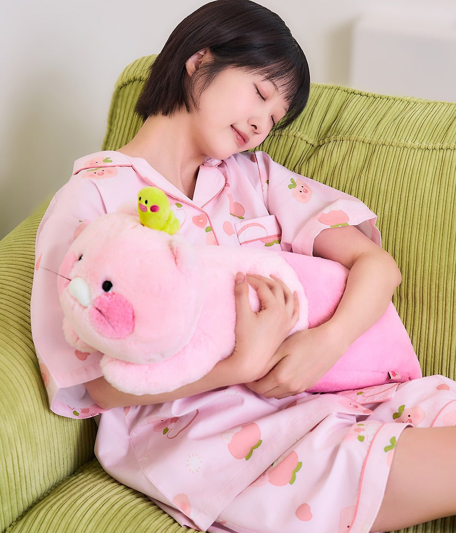 [KAKAO FRIENDS] Peach Long Body Pillow Plush Chunshik Cushion
