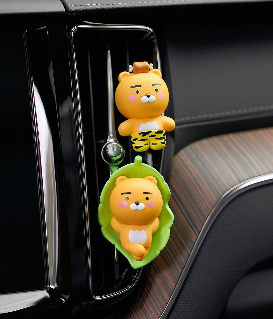 [KAKAO FRIENDS]Kakao Friends Ryan Car Air Freshener Dashboard Vent Clip Aroma Diffuser