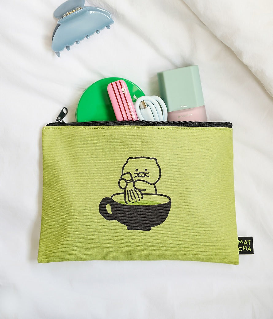 [KAKAO FRIENDS]Matcha Pouch Cosmetic Bag Chunshik