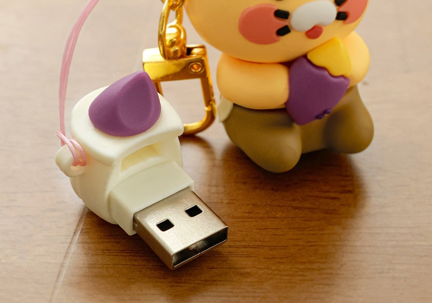 [KAKAO FRIENDS]64GB USB Figure Keyring Backpack Chunsik/Ryan