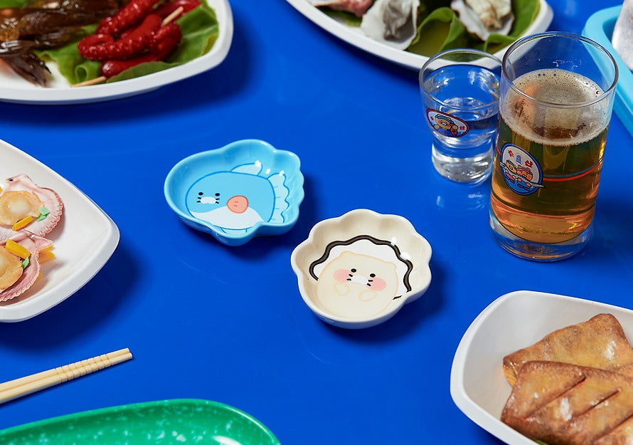 [KAKAO FRIENDS]Choonsik Seafood Sauce Bowl Set 2 Pieces Cute Character Dish