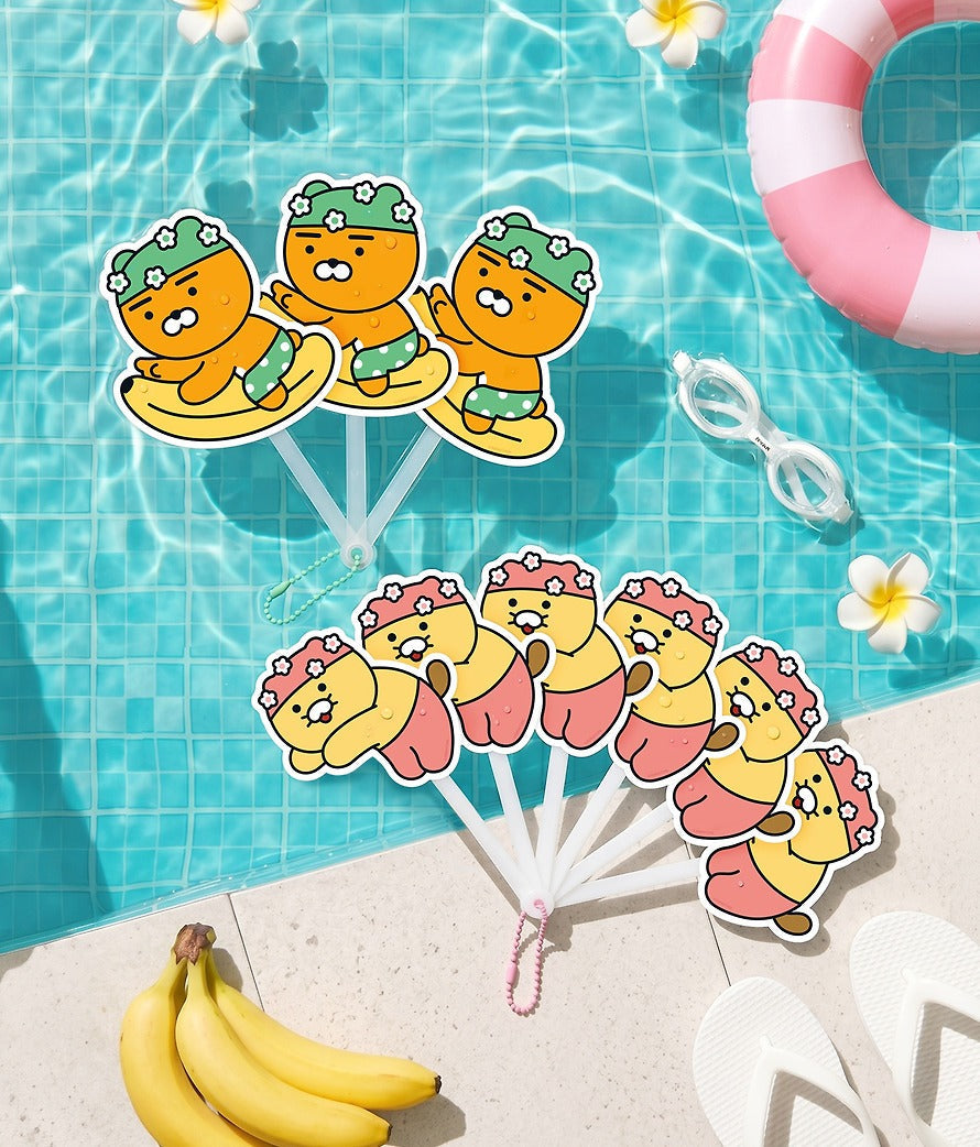[KAKAO FRIENDS]Folding Hand Fan Collection Chunshik Ryan