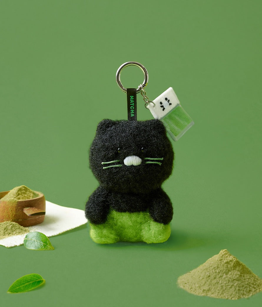 [KAKAO FRIENDS]Matcha Plush Keyring Chunshik Mini Doll