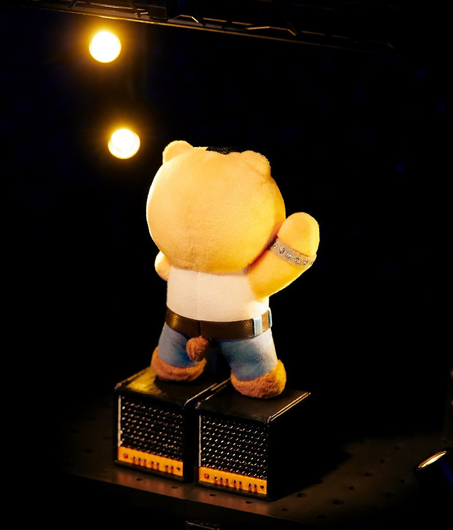 [KAKAO FRIENDS] QUEEN x Kakao Friends Freddie Mercury Figure Keyring Chunshik