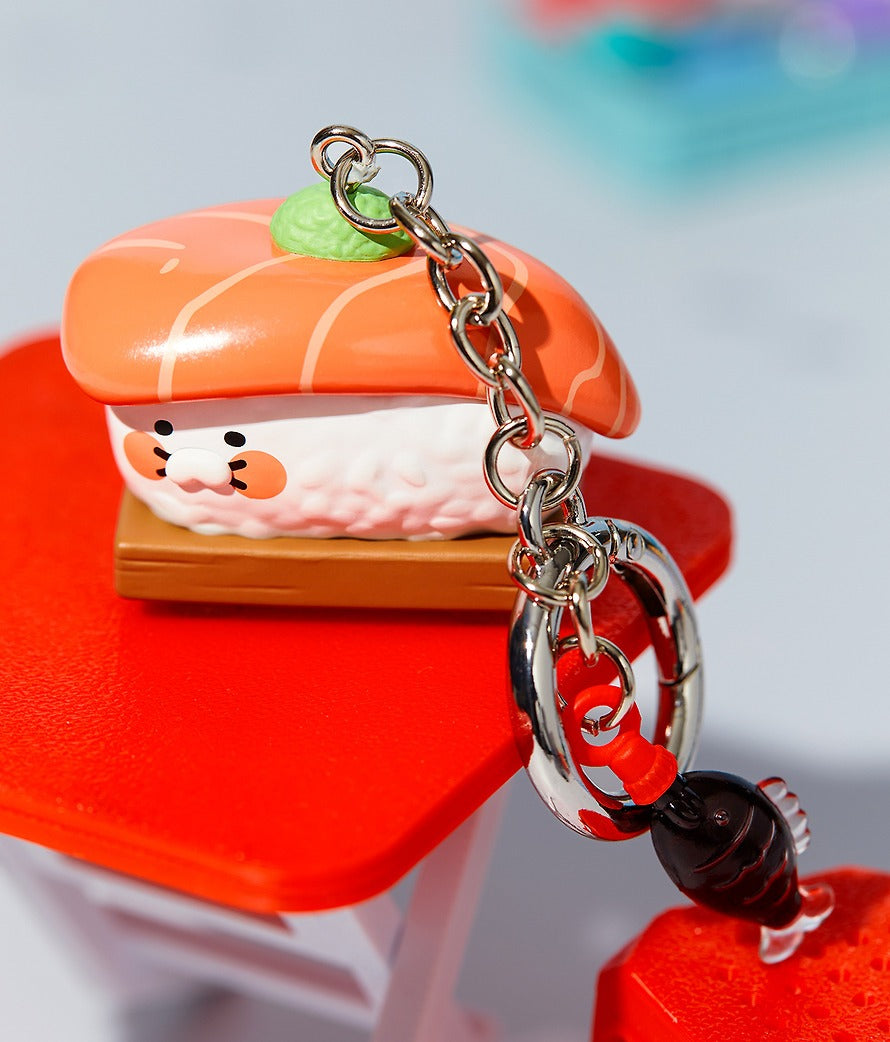 [KAKAO FRIENDS]Choonsik Seafood Market Figure Keychain Collection 4 Types