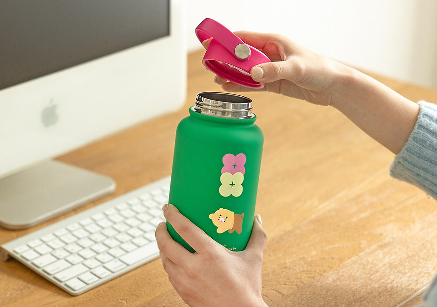 [KAKAO FRIENDS]Chunsik Two Tone Handle Tumbler