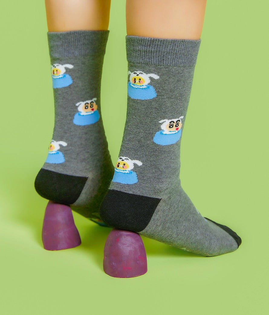 [KAKAO FRIENDS]Crayon Shin-chan x Kakao Friends Chunshik Character Socks