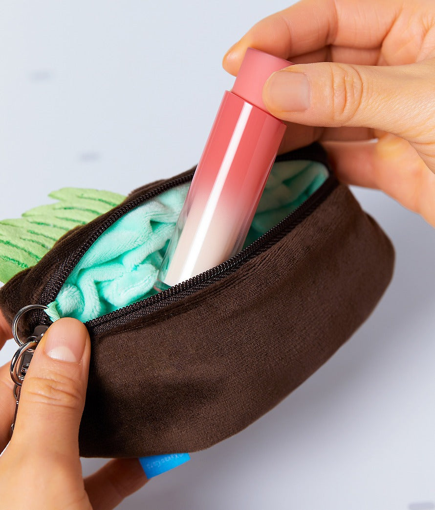 [KAKAO FRIENDS]Choonsik Reversible Sea Cucumber Plush Pouch Cosmetic Bag