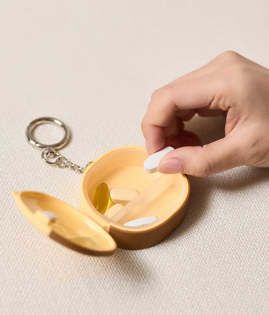 [KAKAO FRIENDS]Choonsik Medicine Case Style Keyring Plush