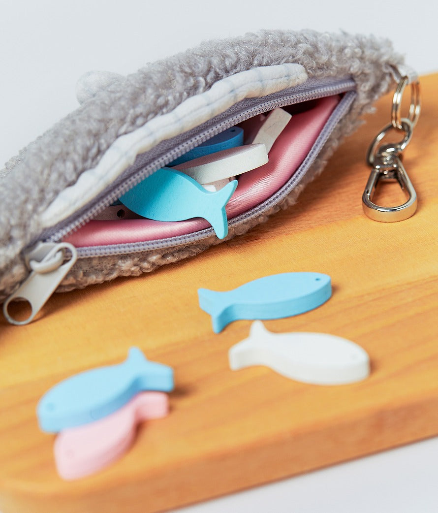 [KAKAO FRIENDS]Choonsik Hairtail Fish Plush Pouch Cute Character Bag