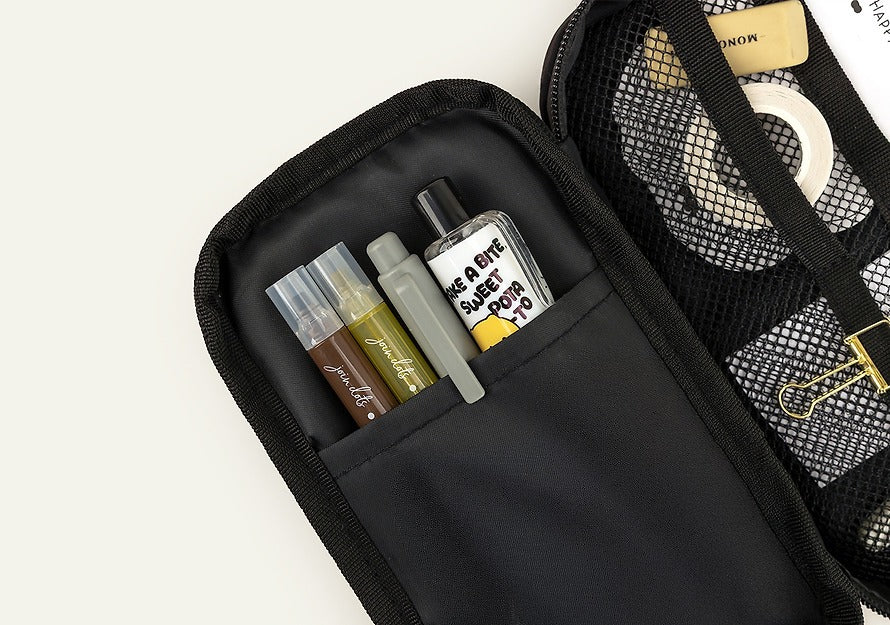 [KAKAO FRIENDS]Choonsik Momo Double Zipper Pencil Pouch