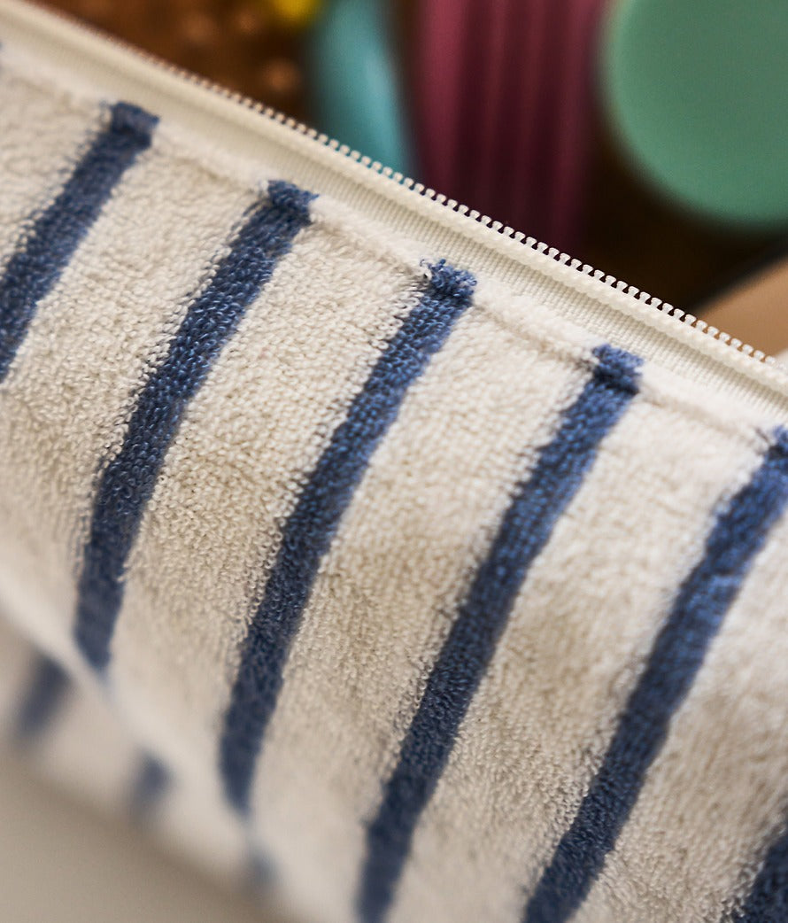 [KAKAO FRIENDS]FRIENDAY Terry Pouch Cosmetic Bag Blue Chunshik