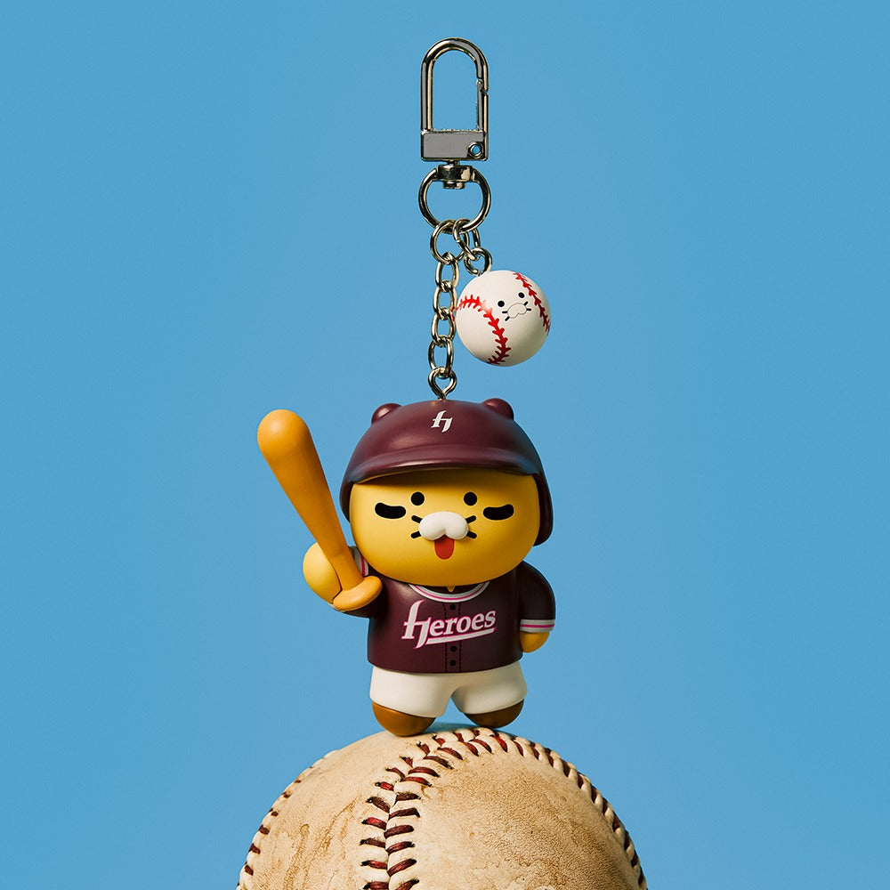 [KAKAO FRIENDS] KBO x Kakao Friends Chunshik Batter Figure Keyring Collection