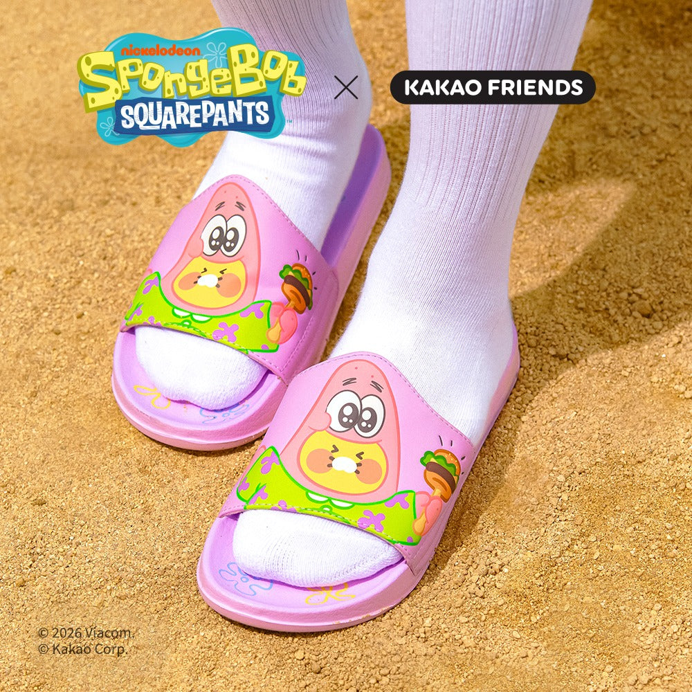 [KAKAO FRIENDS]x SpongeBob Women Slippers Indoor Sandals Chunshik