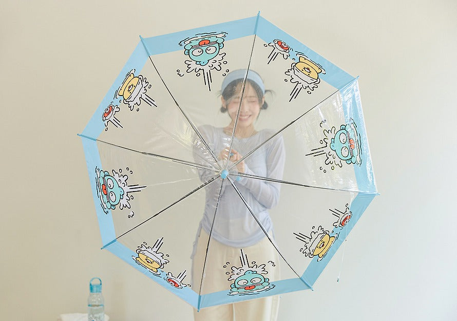 [KAKAO FRIENDS] x Hangyodon Transparent Umbrella Chunshik
