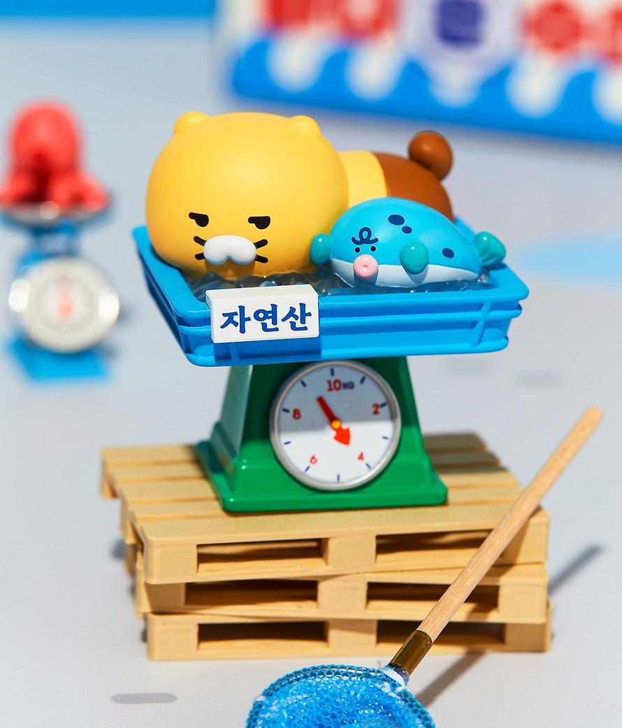 [KAKAO FRIENDS]Choonsik Seafood Market Figure Blind Box Collection Set.