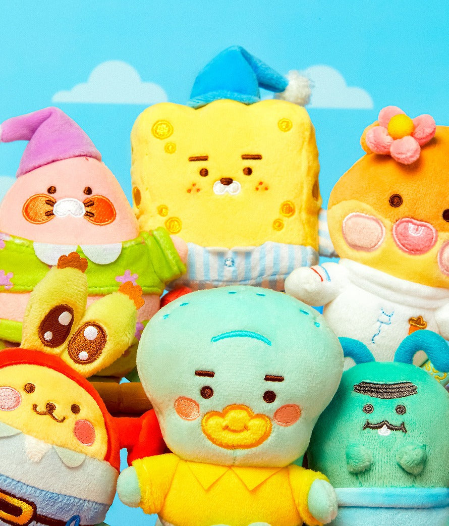 [KAKAO FRIENDS]x SpongeBob Keyring Plush Doll Collection Baby Series