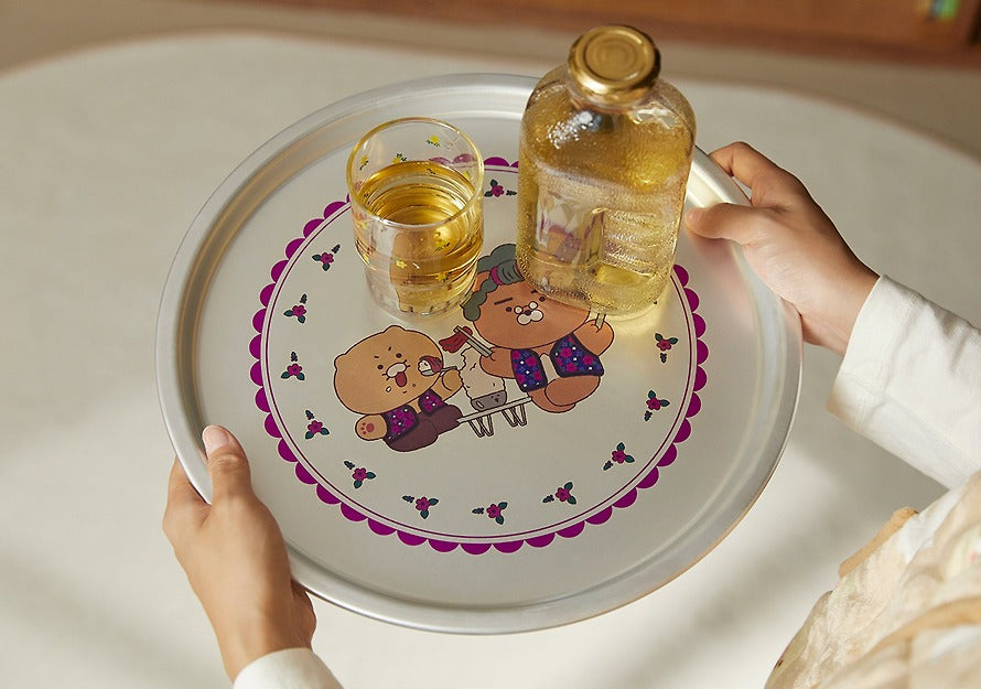 [KAKAO FRIENDS] Countryside Series Metal Tray Chunsik & Ryan