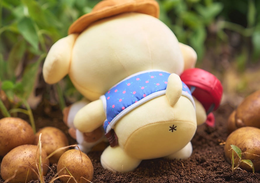 [KAKAO FRIENDS] Pompompurin x Kakao Friends Chunshik Medium Plush Doll
