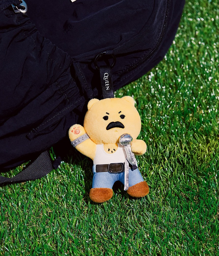 [KAKAO FRIENDS] QUEEN x Kakao Friends Freddie Mercury Figure Keyring Chunshik