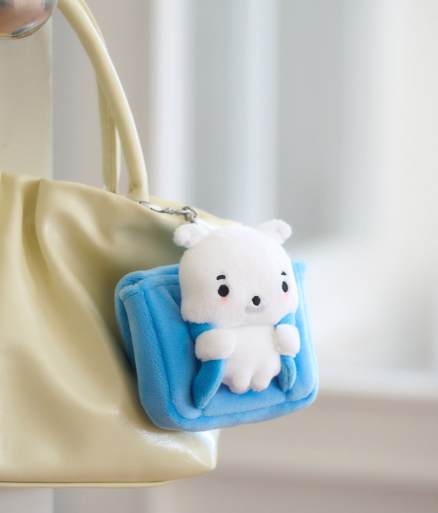 [KAKAO FRIENDS] Boksimi Pocket Blanket Plush Figure